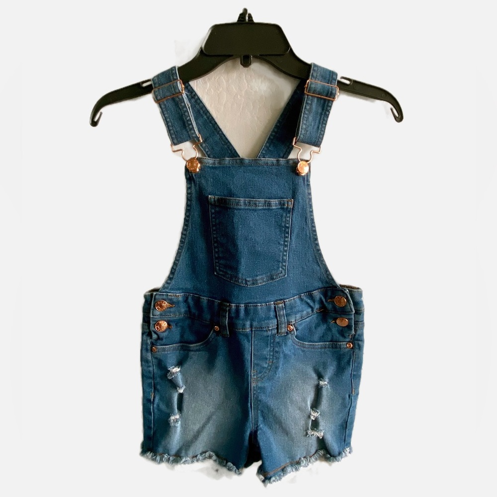 BCBG Girls Denim Short Overalls